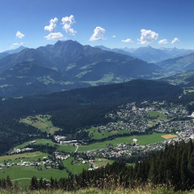 Klettersteig Flims Panorama Aussicht Schweiz Sommer Wandern